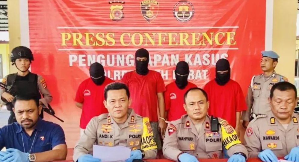 Konferensi Pers Polres Aceh Besar.