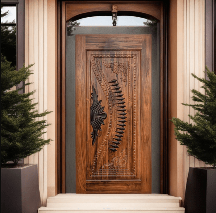 Doors wood front door entry window sahara