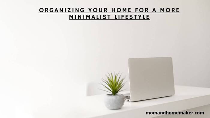 Organisasi rumah minimalis