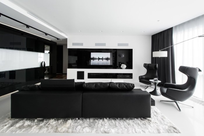 Monochrome interior monochromatic minimalist decor