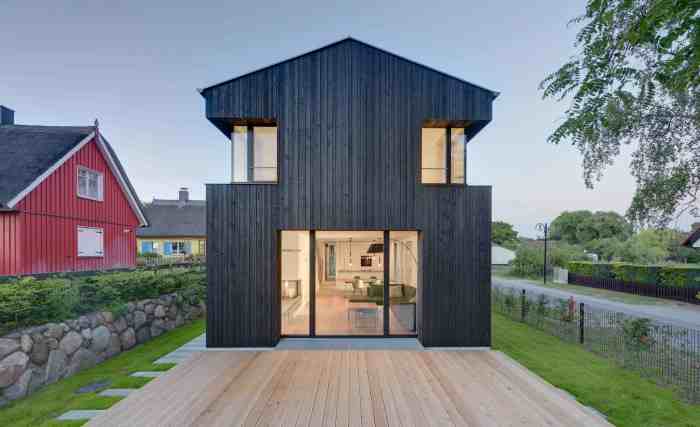 Scandinavian exterior house modern design ideas designs exceptional inspirational full architecture facade colors architectureartdesigns black houses article taylor